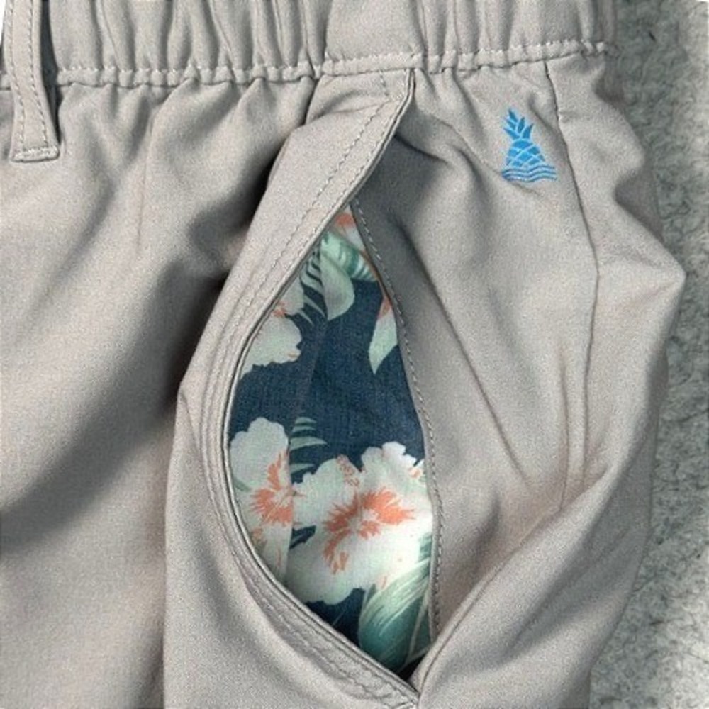 Chubbies Everywear Performance Pants Mens XL 34x29 Gray Stretch Golf Travel - Picture 8 of 16